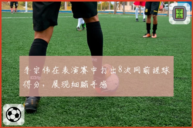 李宗伟在表演赛中打出8次网前搓球得分,展现细腻手感